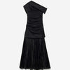 Simkhai Mujer Barcelona Vestido Midi Ammalie color Negro sku 732-001640 01 - Foto 1