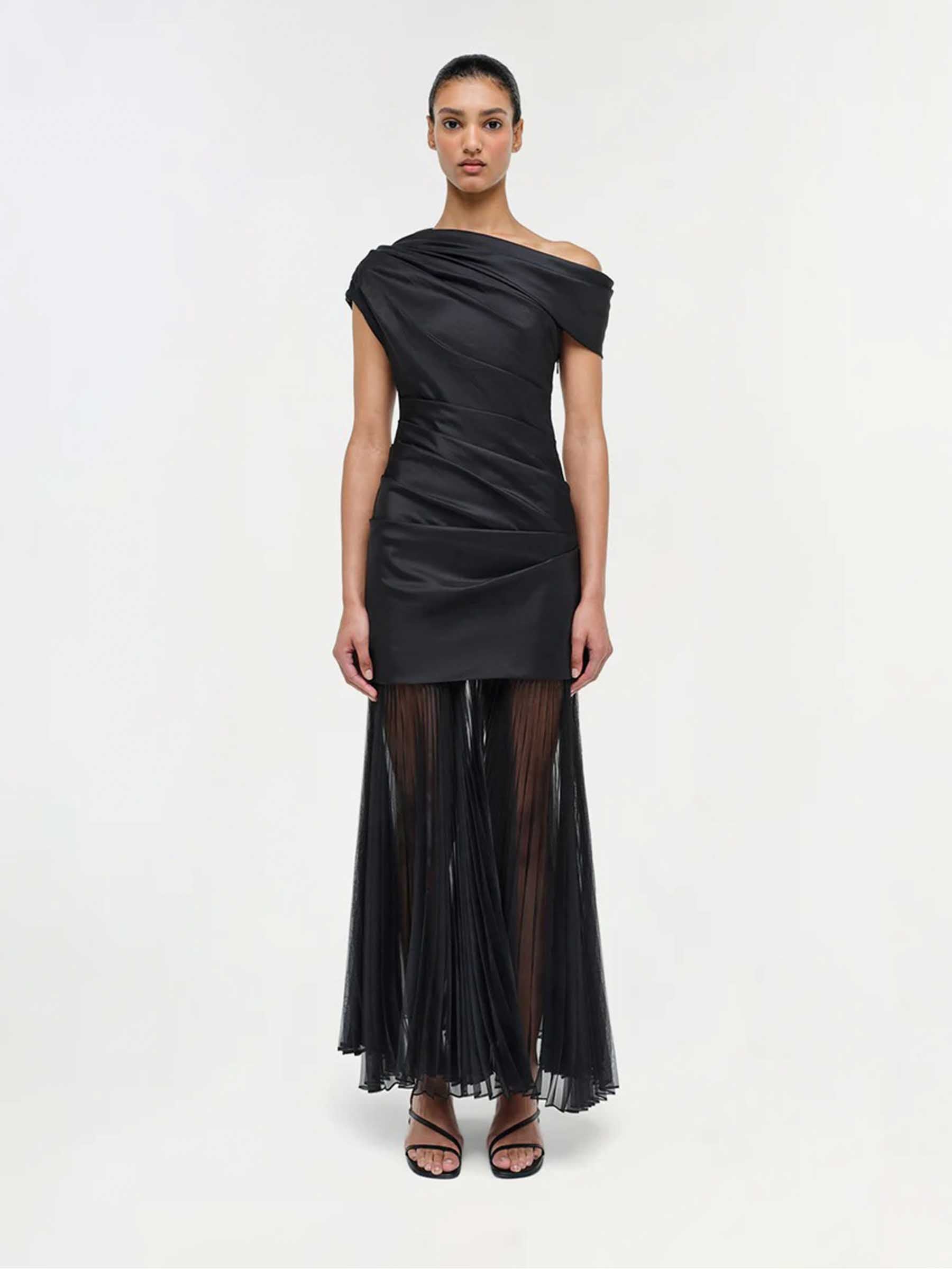 Simkhai Mujer Barcelona Vestido Midi Ammalie color Negro sku 732-001640 01 - Foto 2