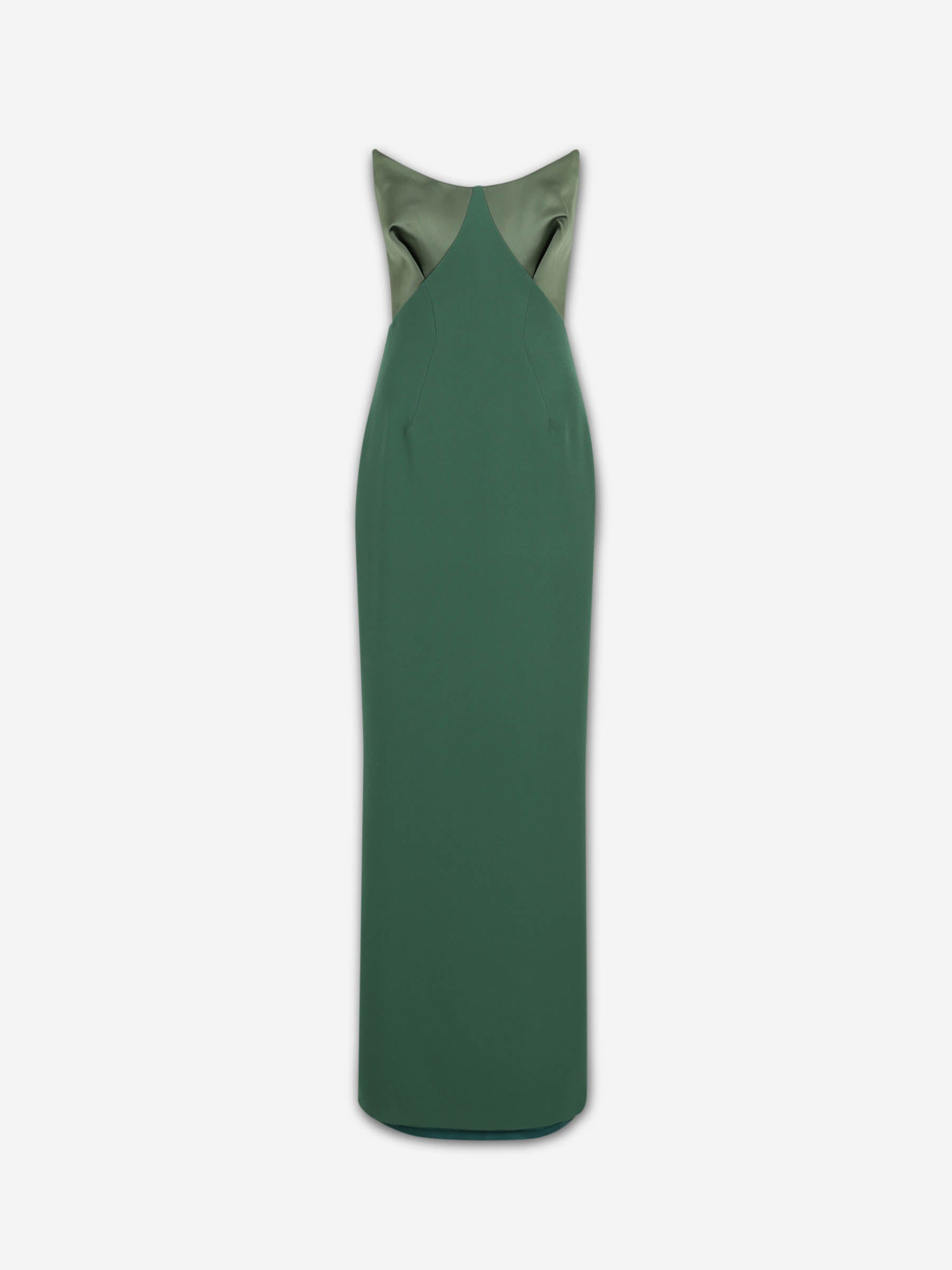 Safiyaa Mujer Barcelona Vestido Maxi Drew color Verde Oscuro sku 732-001645 01 - Foto 1