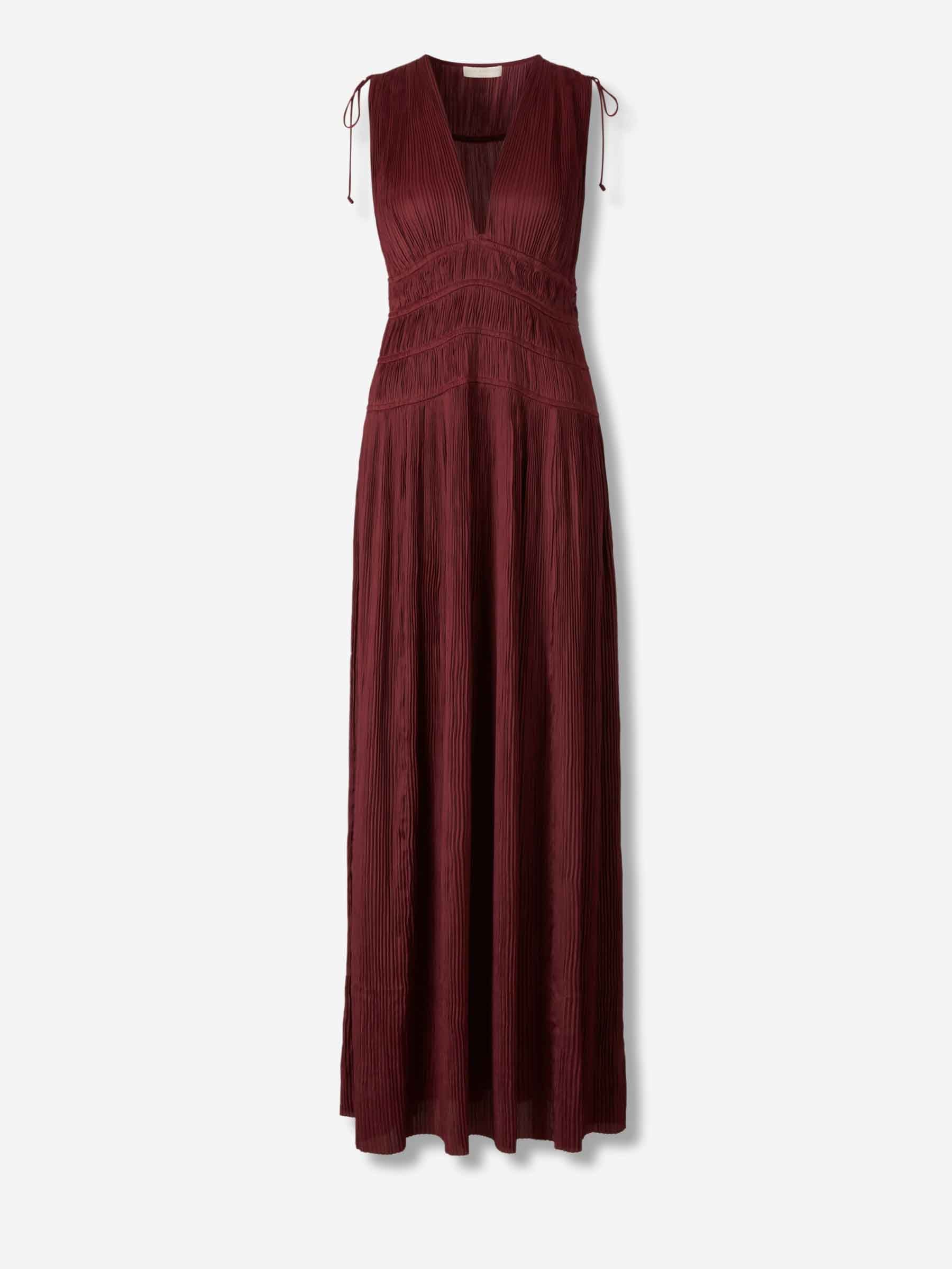 Ulla Johnson Mujer Barcelona Vestido Maxi Tasneem color Burdeos sku 732-001648 01 - Foto 1