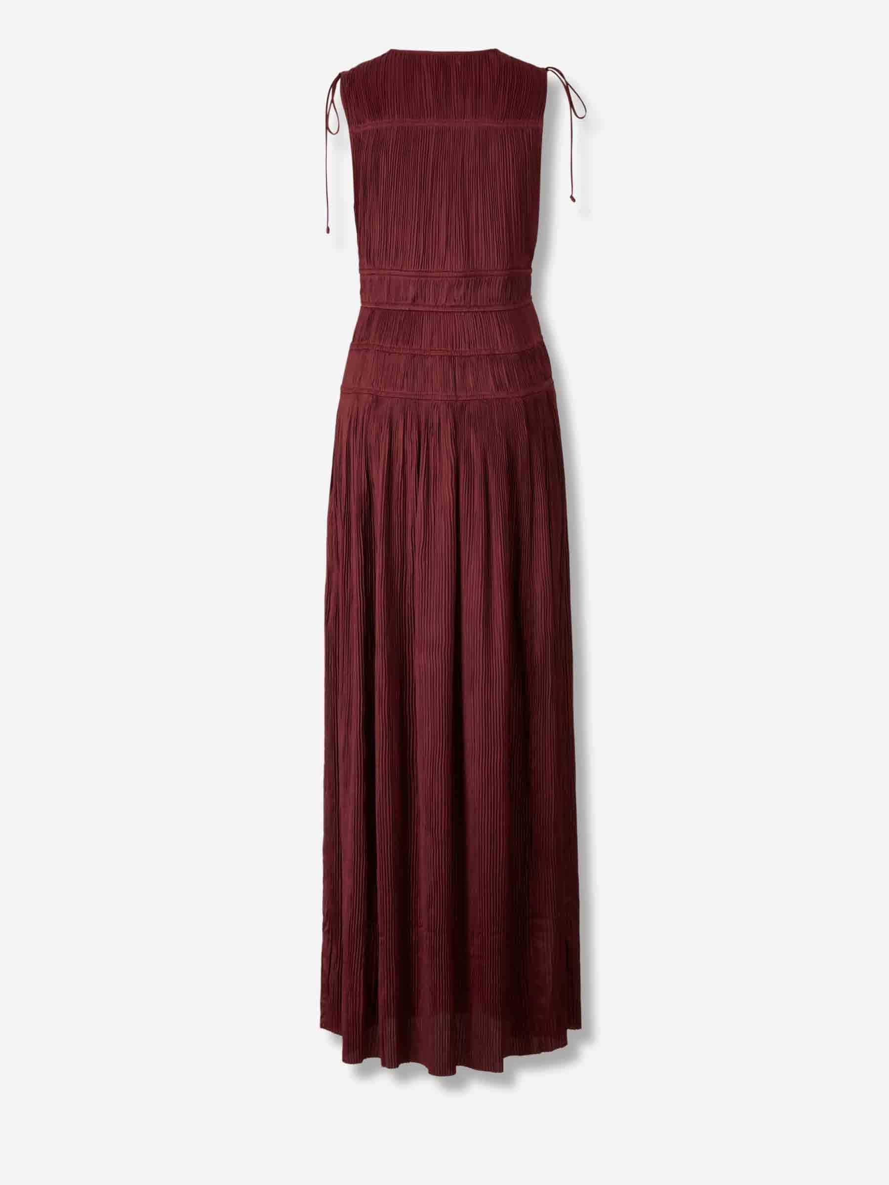 Ulla Johnson Mujer Barcelona Vestido Maxi Tasneem color Burdeos sku 732-001648 01 - Foto 2