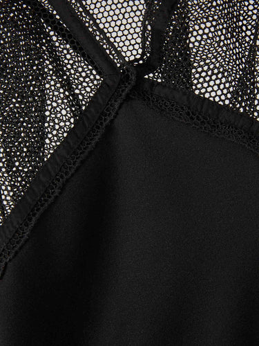 Victoria Beckham Mujer Barcelona Vestido Maxi Mesh color Negro sku 732-001653 01 - Foto 3