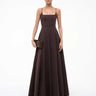 Staud Mujer Barcelona Vestido maxi Joy color Marrón Oscuro sku 732-001654 01 - Foto 1
