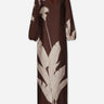 Andres Otalora Mujer Barcelona Vestido Maxi Palmas color Marrón sku 732-001656 01 - Foto 1