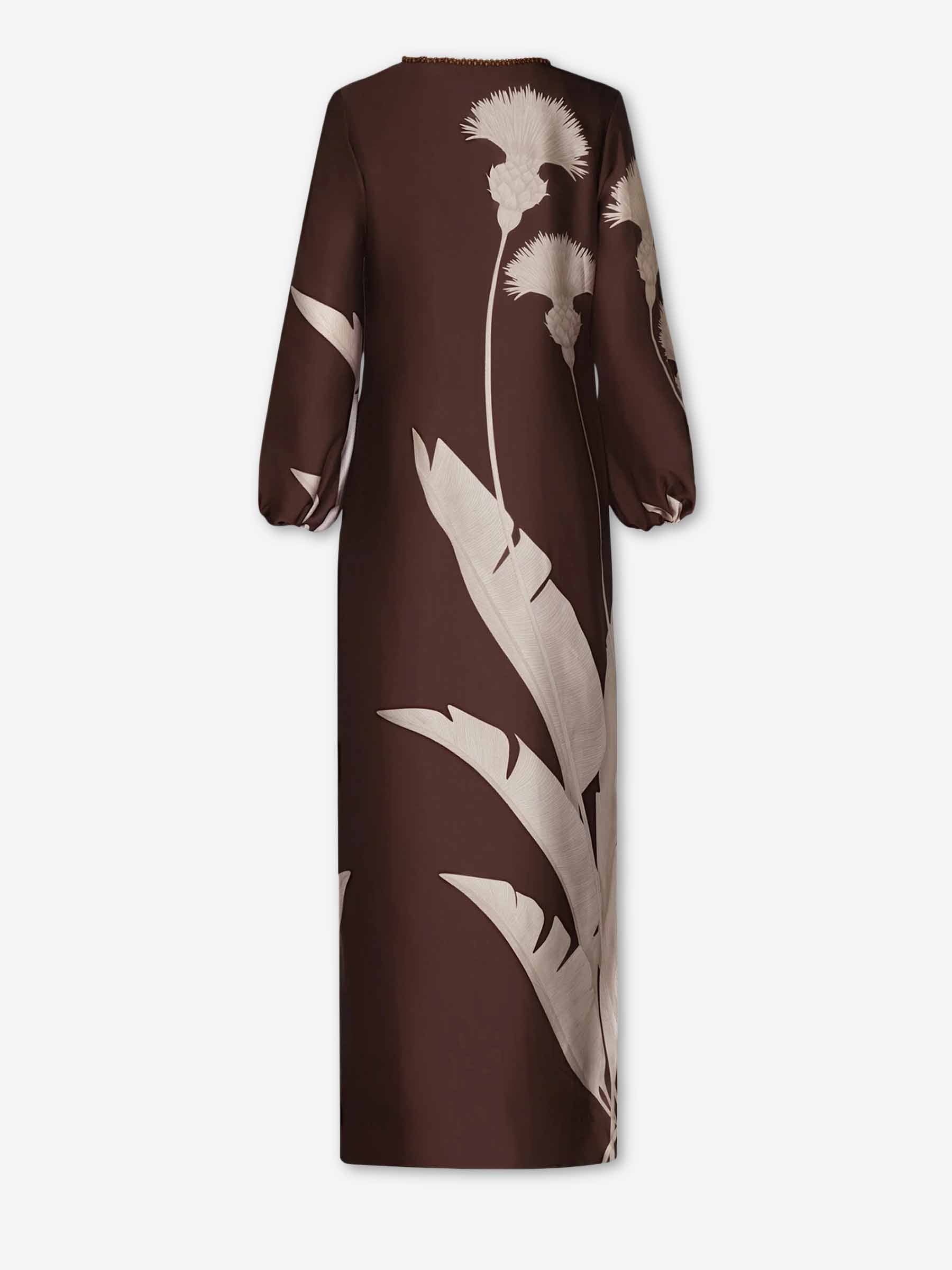 Andres Otalora Mujer Barcelona Vestido Maxi Palmas color Marrón sku 732-001656 01 - Foto 2