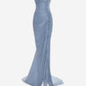 Marmar Halim Mujer Barcelona Vestido Maxi Drapeado color Azul Celeste sku 732-001658 01 - Foto 1