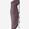 Marmar Halim Mujer Barcelona Vestido Midi Drapeado color Marrón sku 732-001659 01 - Foto 1