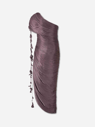 Marmar Halim Mujer Barcelona Vestido Midi Drapeado color Marrón sku 732-001659 01 - Foto 2