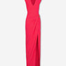 Balmain Mujer Barcelona Vestido Crepé Maxi color Fúcsia sku 732-001662 01 - Foto 1