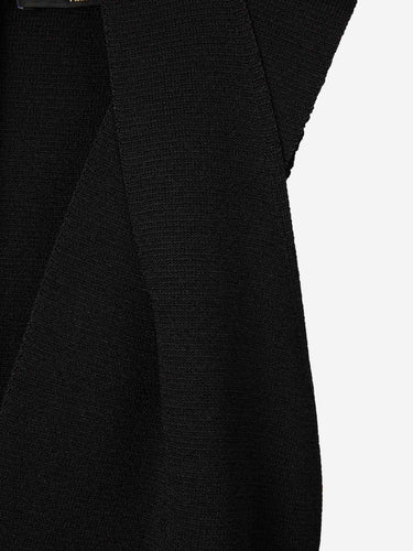 Balmain Mujer Barcelona Vestido Midi Punto color Negro sku 732-001663 01 - Foto 3