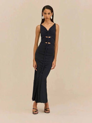 Cult Gaia Mujer Barcelona Vestido Midi Amata color Azul Marino sku 732-001664 01 - Foto 1