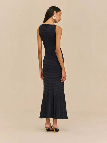 Cult Gaia Mujer Barcelona Vestido Midi Amata color Azul Marino sku 732-001664 01 - Foto 2