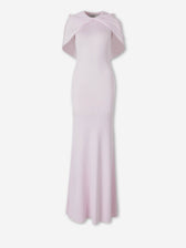 Roland Mouret Mujer Barcelona Vestido Maxi Punto color Rosa Palo sku 732-001667 01 - Foto 1