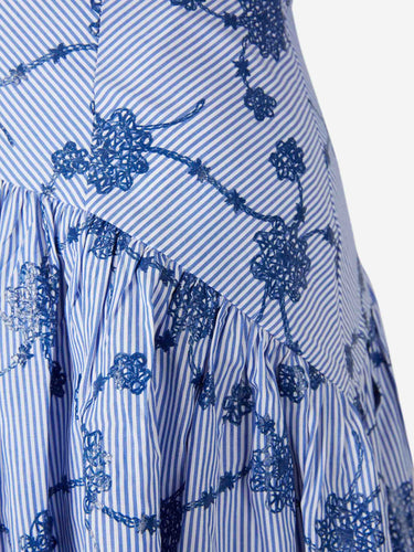 Silvia Tcherassi Mujer Barcelona Vestido Midi Indy color Azul sku 732-001673 01 - Foto 3