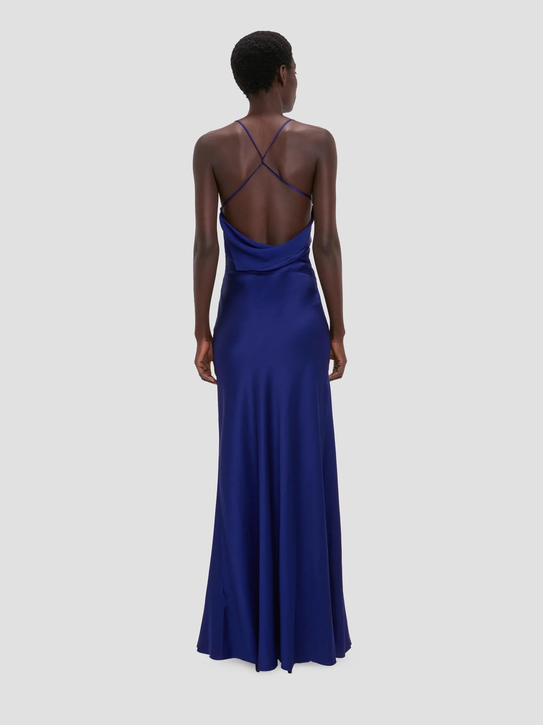 Victoria Beckham Satin Maxi Dress Mujer 732-001693 01 Victoria Beckham Satin Maxi Dress Mujer 732-001693 01