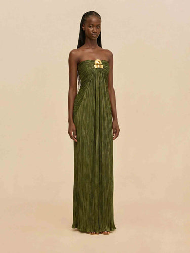 Cult Gaia Mujer Barcelona Vestido Maxi Sequoia color Verde Oscuro sku 732-001698 01 - Foto 1