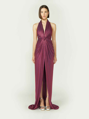 Costarellos Mujer Barcelona Vestido Maxi Colette color Cereza sku 732-001706 01 - Foto 2