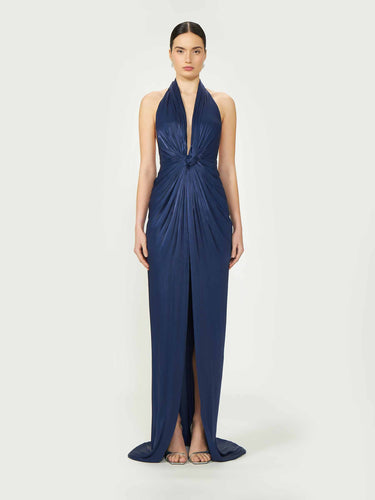 Costarellos Mujer Barcelona Vestido Maxi Colette color Azul Noche sku 732-001706 02 - Foto 1