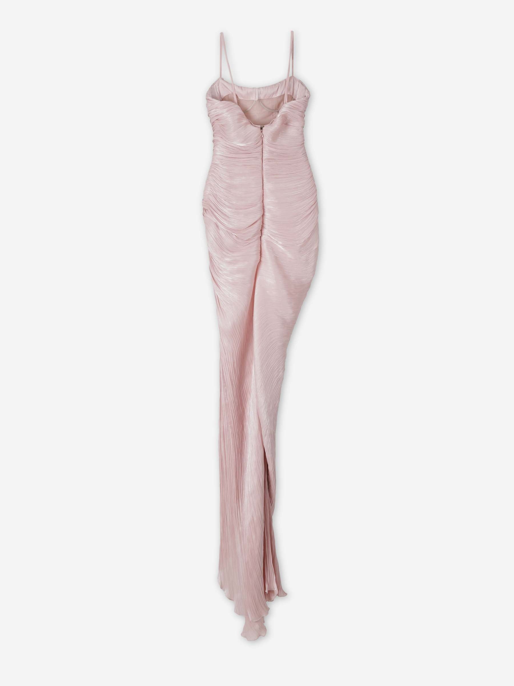 Marmar Halim Mujer Barcelona Vestido Maxi Plisado color Rosa Palo sku 732-001709 01 - Foto 2