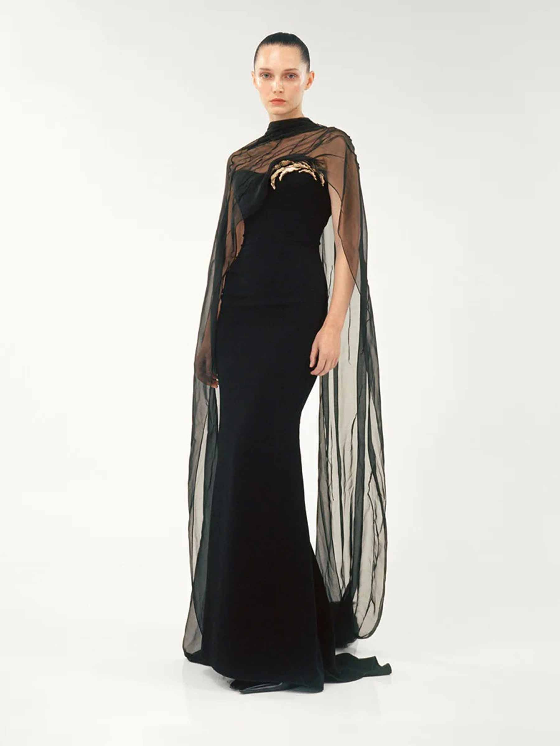 Marmar Halim Mujer Barcelona Vestido Maxi Floral color Negro sku 732-001712 01 - Foto 2