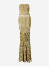 Cult Gaia Mujer Barcelona Vestido Crochet Morgan color Dorado sku 732-001720 01 - Foto 1