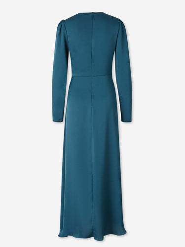 Costarellos Mujer Barcelona Vestido Maxi Anina color Verde Oscuro sku 732-001727 01 - Foto 2