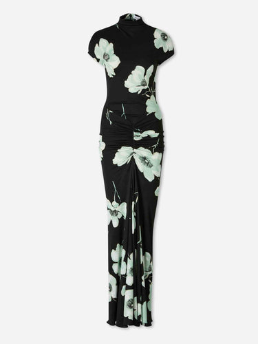Alaïa Mujer Barcelona Vestido Maxi Drapeado color Negro sku 732-001728 01 - Foto 1