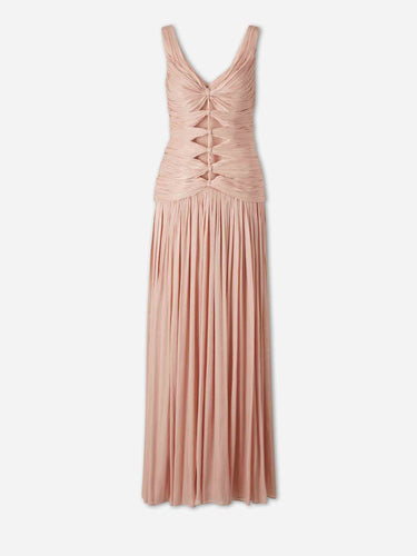 Costarellos Mujer Barcelona Vestido Maxi Minari color Nude sku 732-001729 01 - Foto 1