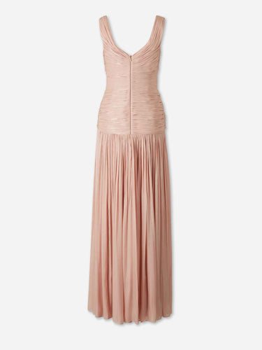 Costarellos Mujer Barcelona Vestido Maxi Minari color Nude sku 732-001729 01 - Foto 2