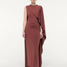Roland Mouret Mujer Barcelona Vestido Asimétrico Drapeado color Rojo sku 732-001730 01 - Foto 1