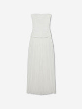 Simkhai Mujer Barcelona Vestido Frunzido Danielle color Marfil sku 732-001735 01 - Foto 1