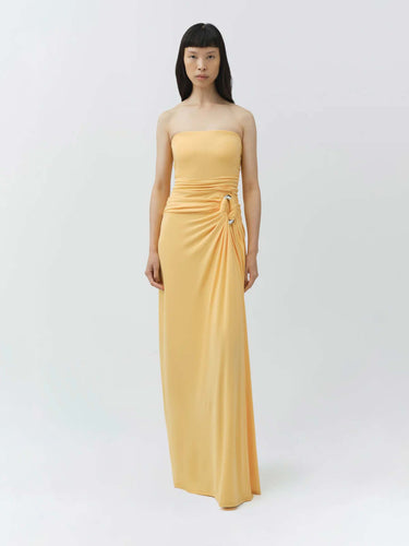 Simkhai Mujer Barcelona Vestido Maxi Emma color Naranja Claro sku 732-001736 01 - Foto 2