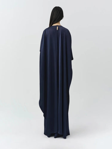Simkhai Mujer Barcelona Vestido Satinado Capa color Azul Marino sku 732-001737 01 - Foto 3