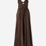 Zimmermann Mujer Barcelona Vestido Maxi Fruncidos color Marrón Oscuro sku 732-001739 01 - Foto 1