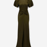 Victoria Beckham Mujer Barcelona Vestido Maxi Isabella color Verde Militar sku 732-001743 01 - Foto 1