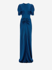 Victoria Beckham Mujer Barcelona Vestido Maxi Isabella color Azul Cobalto sku 732-001745 01 - Foto 1