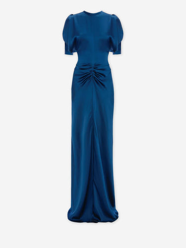 Victoria Beckham Mujer Barcelona Vestido Maxi Isabella color Azul Cobalto sku 732-001745 01 - Foto 1