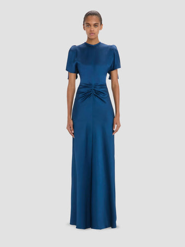 Victoria Beckham Mujer Barcelona Vestido Maxi Isabella color Azul Cobalto sku 732-001745 01 - Foto 2