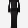 Alaïa Mujer Barcelona Vestido Maxi Punto color Negro sku 732-001747 01 - Foto 1