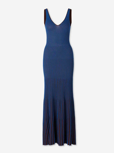 Staud Mujer Barcelona Vestido Punto Claretta color Azul Cobalto sku 732-001751 01 - Foto 1