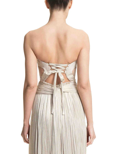 Maria Lucia Hohan Mujer Barcelona Vestido Maxi Kamina color Beige sku 732-001756 01 - Foto 5