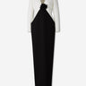Roland Mouret Mujer Barcelona Vestido Maxi Flor color Blanco Y Negro sku 732-001758 01 - Foto 1