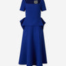 Roland Mouret Mujer Barcelona Vestido Midi Peplum color Azul Cobalto sku 732-001759 01 - Foto 1