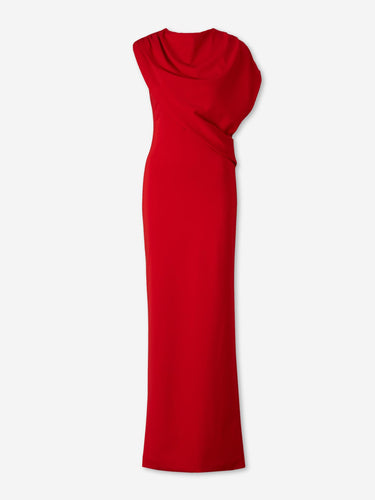 Robe maxi asymétrique