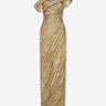 Marmar Halim Mujer Barcelona Vestido Maxi Asimétrico color Dorado sku 732-001770 01 - Foto 1