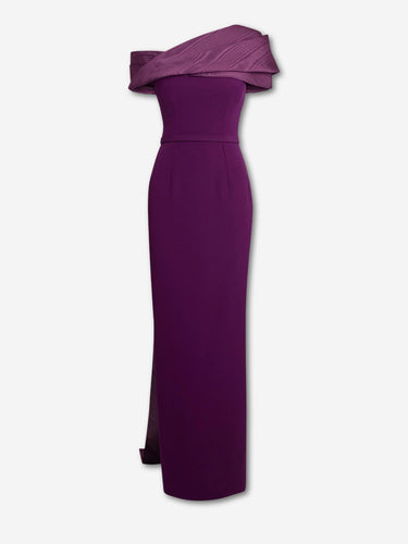 Safiyaa Mujer Barcelona Vestido Maxi Phira color Violeta sku 732-001775 01 - Foto 1