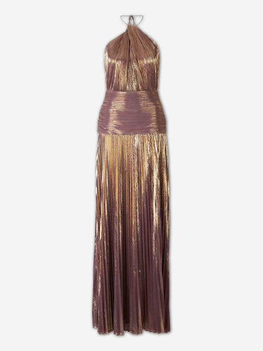 Retrofête Mujer Barcelona Vestido Plisado Thalia color Rosa Oro sku 732-001783 01 - Foto 1