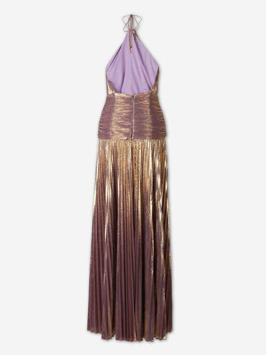 Retrofête Mujer Barcelona Vestido Plisado Thalia color Rosa Oro sku 732-001783 01 - Foto 2