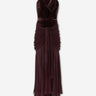 Zimmermann Mujer Barcelona Vestido Elástico Drapeado Valiant color Burdeos sku 732-001803 01 - Foto 1