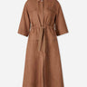 Herno Mujer Barcelona Vestido Camisero Lino color Marrón sku 733-000007 01 - Foto 1